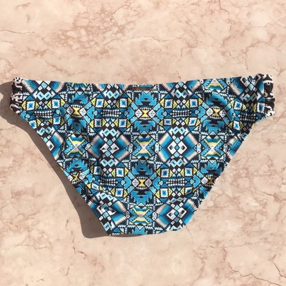 Blue Geometric Print Laundry by Shelli Segal Swim Bottoms - Picture 15 of 15